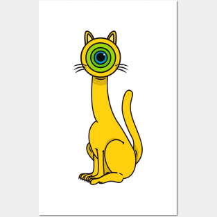 One Eye CAT Posters and Art